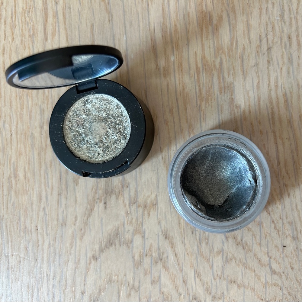 Crème silver/bronze eyeshadow bundle (Auric and Flavedo&Albedo) - Picture 2 of 7